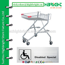 metal shopping cart trolley for disabled